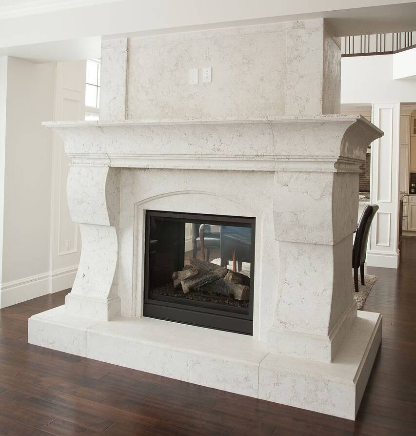 How to Care for a Fireplace with a Concrete Surround